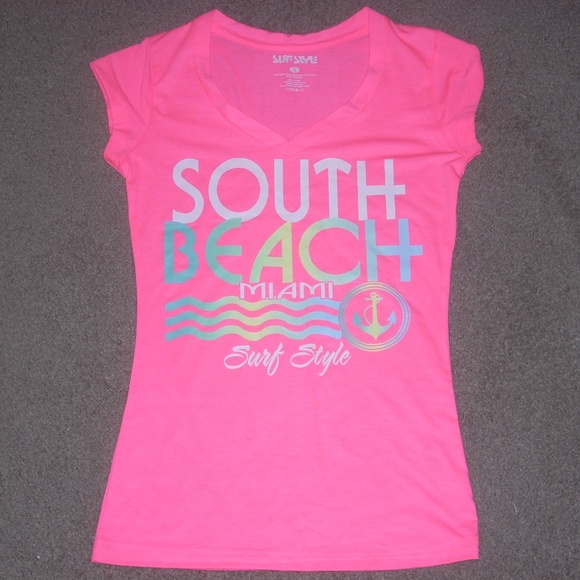 Surf Style Tops - South beach tee